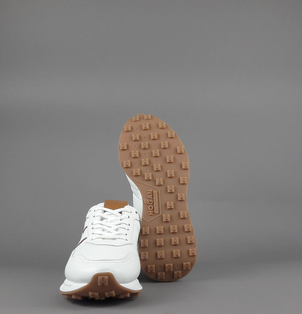Hogan Sneakers Uomo H601 Pelle Nappa Bianco