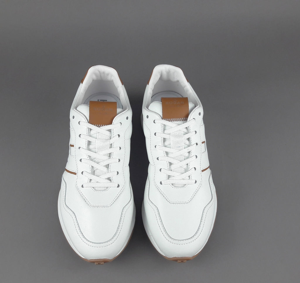 Hogan Sneakers Uomo H601 Pelle Nappa Bianco