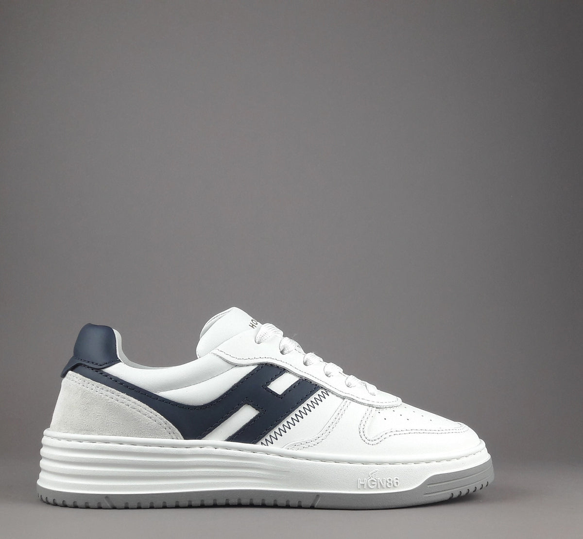 Hogan Sneakers Uomo H630 Pelle Bianco