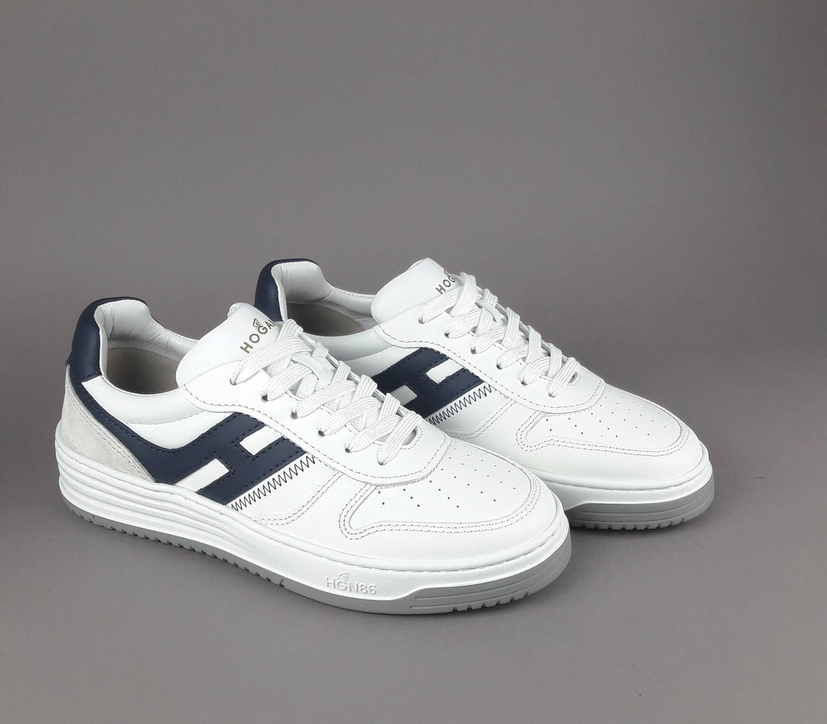 Hogan Sneakers Uomo H630 Pelle Bianco