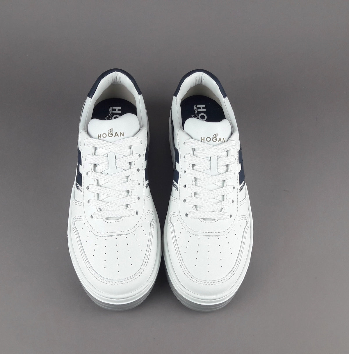 Hogan Sneakers Uomo H630 Pelle Bianco