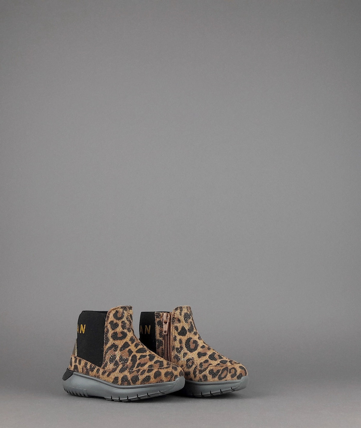 Hogan Stivaletto Interactive3 Junior Baby Camoscio Stampa Animalier