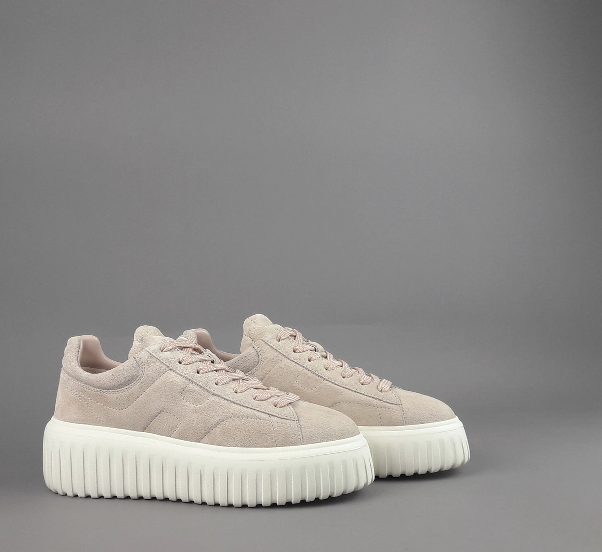 Hogan Stripes Donna Camoscio Nude