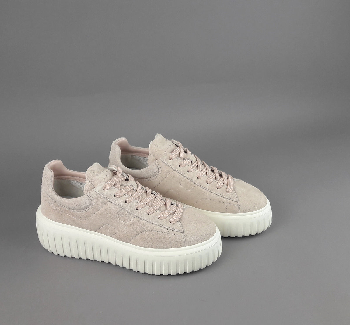 Hogan Stripes Donna Camoscio Nude
