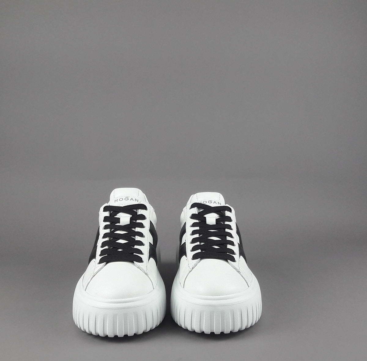 Hogan Stripes Donna Pelle Nappa Bianco