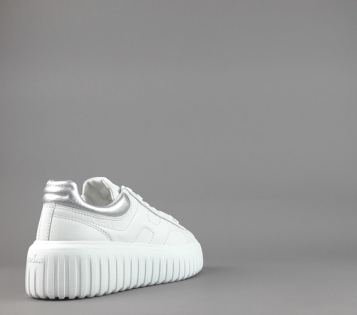 Hogan Stripes Donna Pelle Nappa Bianco