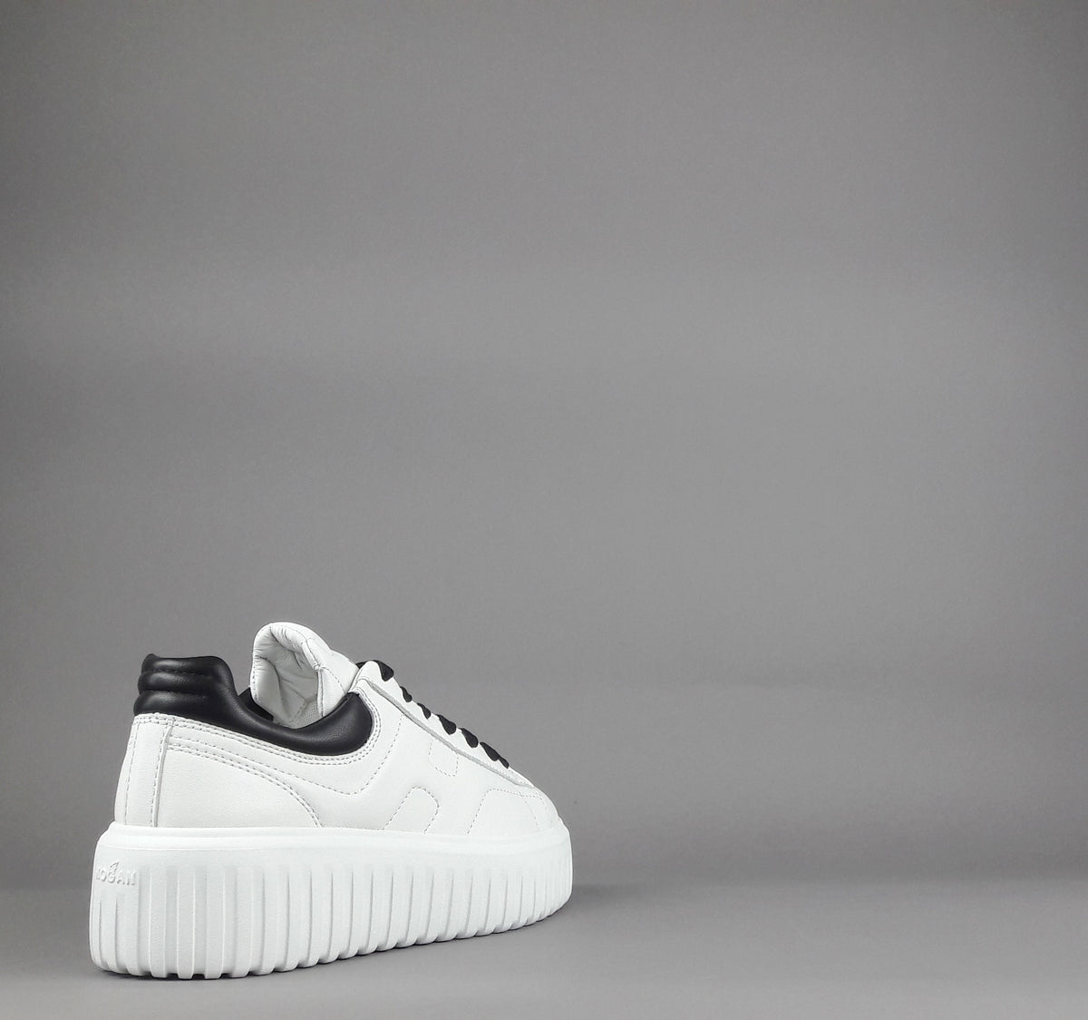 Hogan Stripes Donna Pelle Nappa Bianco