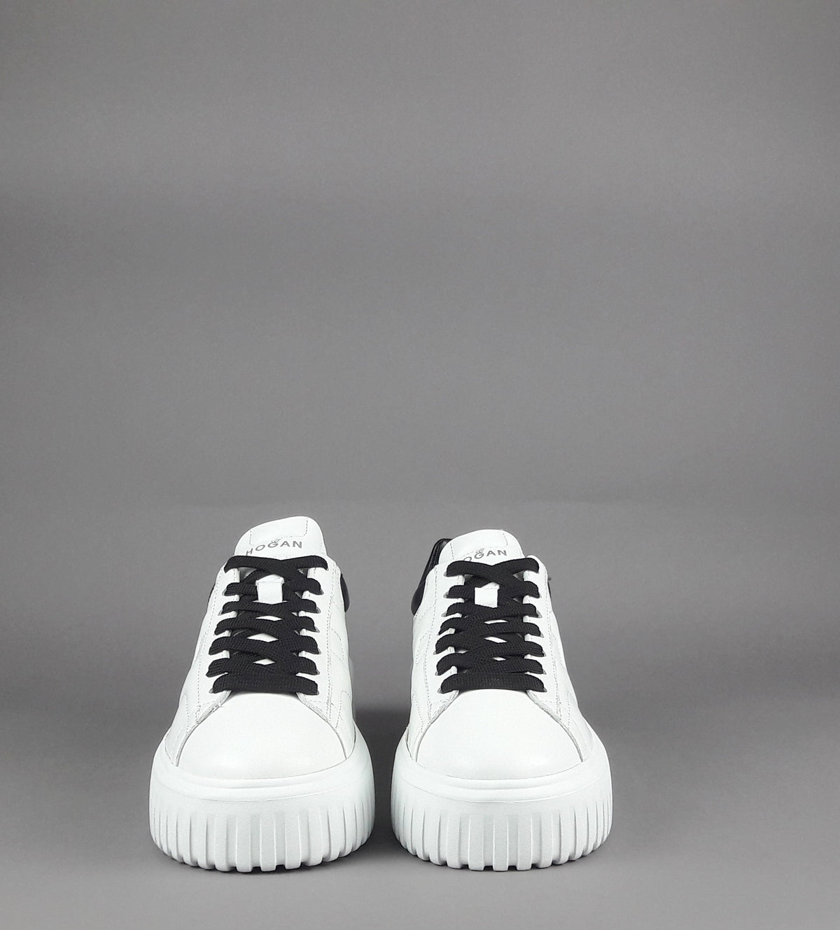 Hogan Stripes Donna Pelle Nappa Bianco