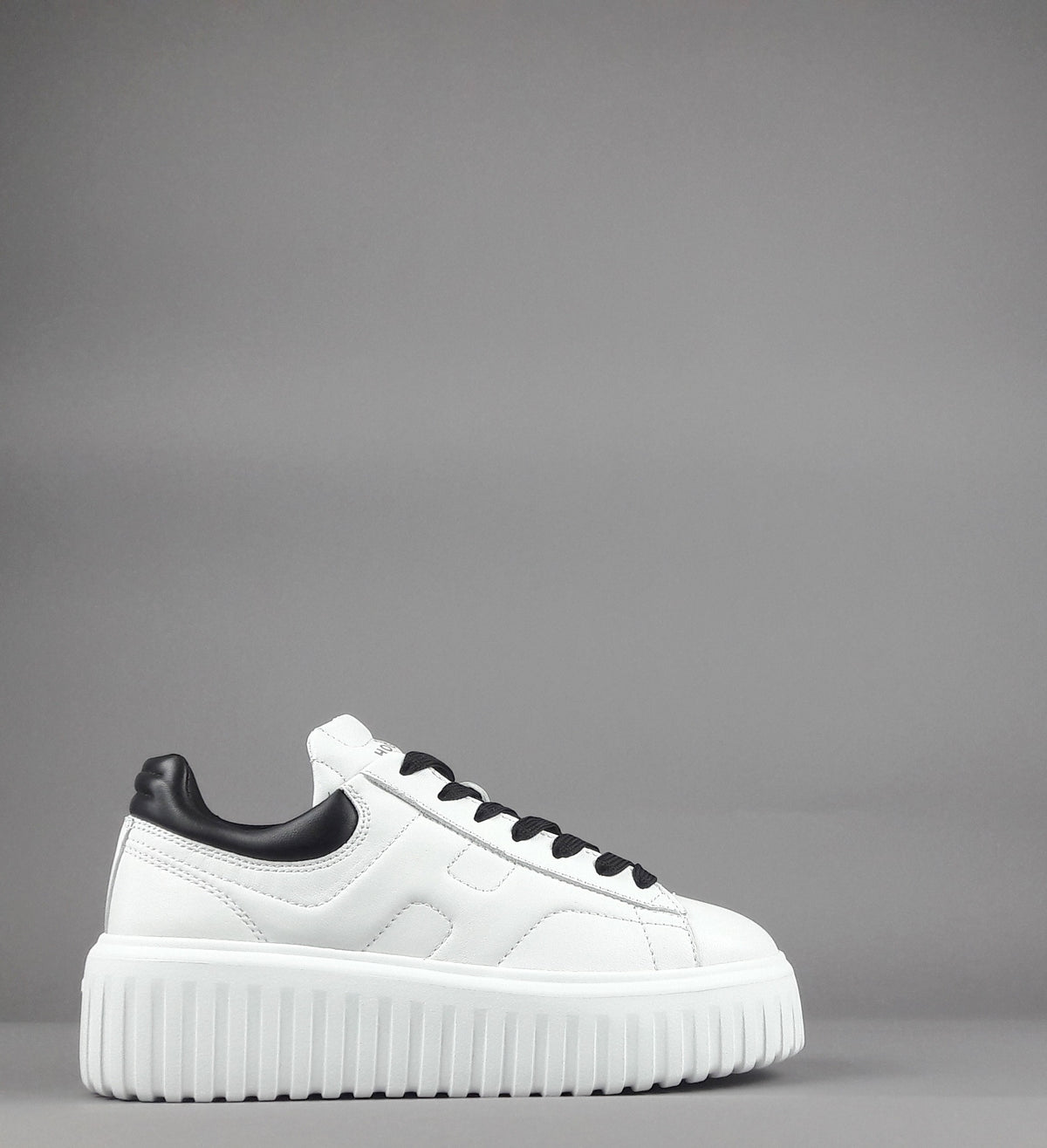 Hogan Stripes Donna Pelle Nappa Bianco
