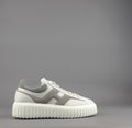 Hogan Stripes Uomo Pelle Martellata Bianco Opaco
