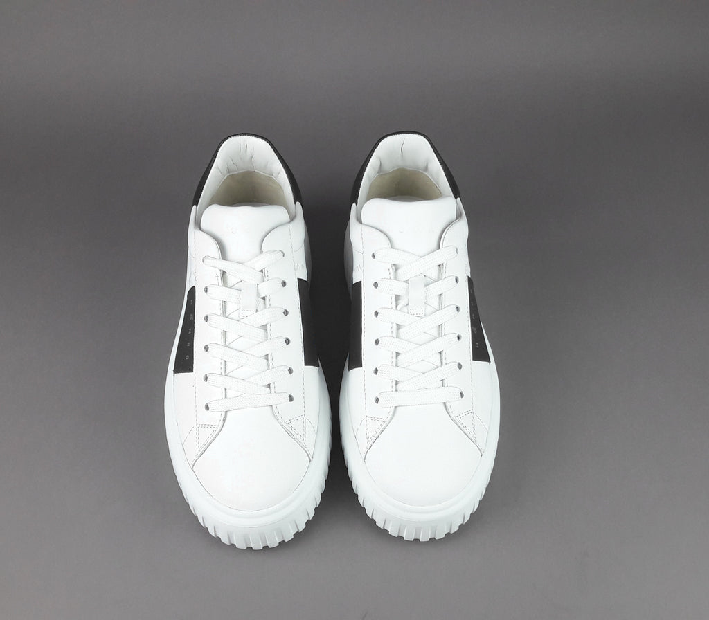 Hogan Stripes Uomo Pelle Nappa Bianco