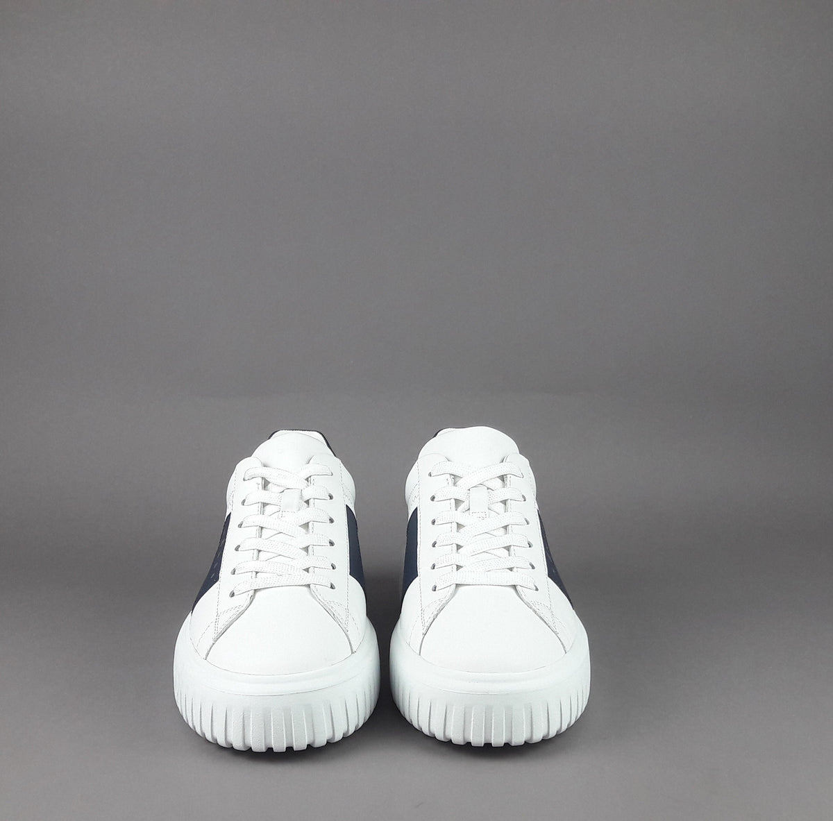 Hogan Stripes Uomo Pelle Nappa Bianco