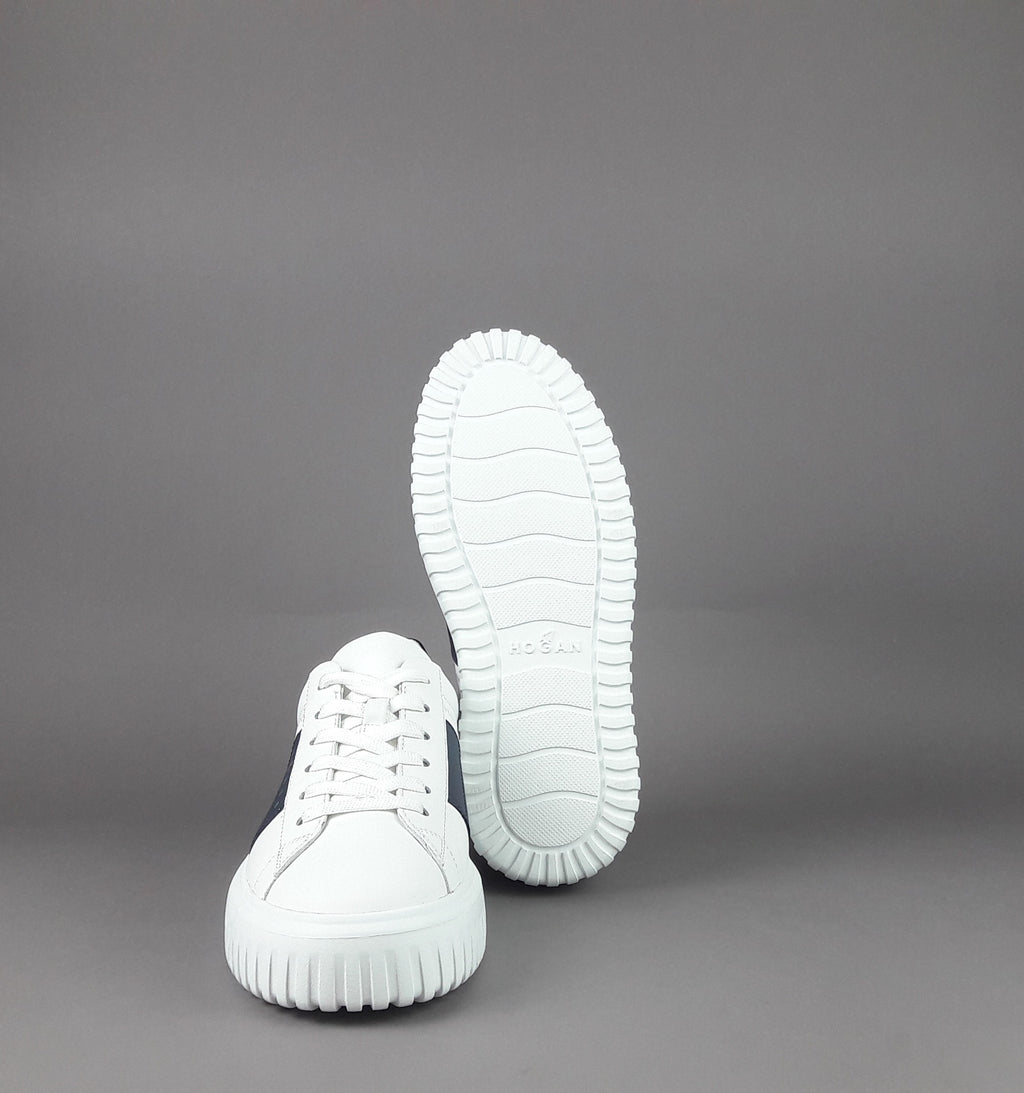 Hogan Stripes Uomo Pelle Nappa Bianco