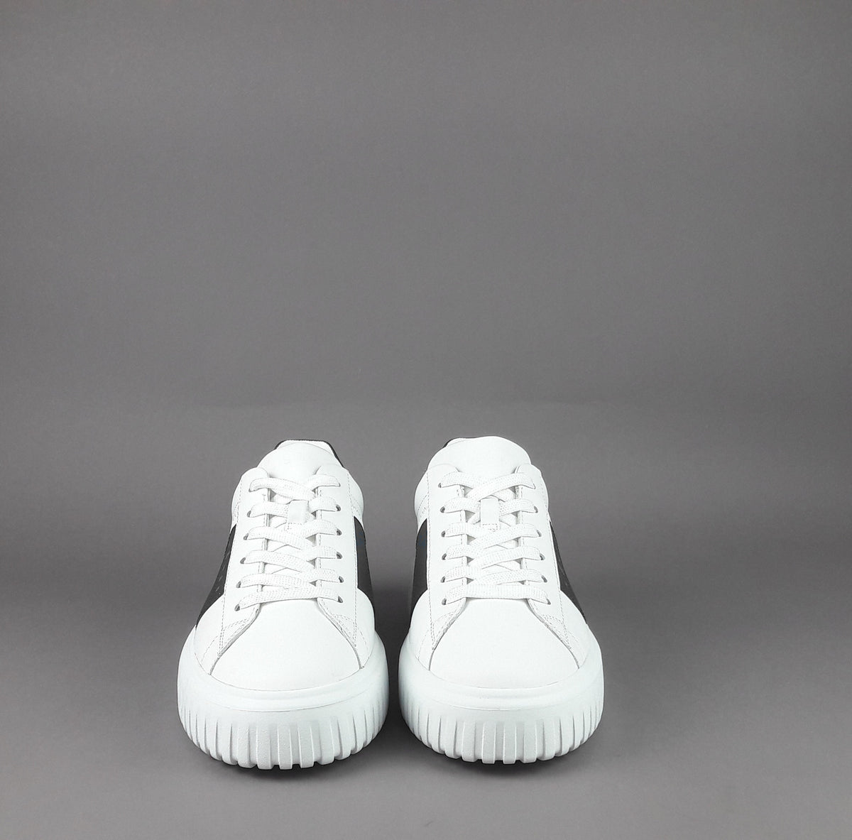 Hogan Stripes Uomo Pelle Nappa Bianco