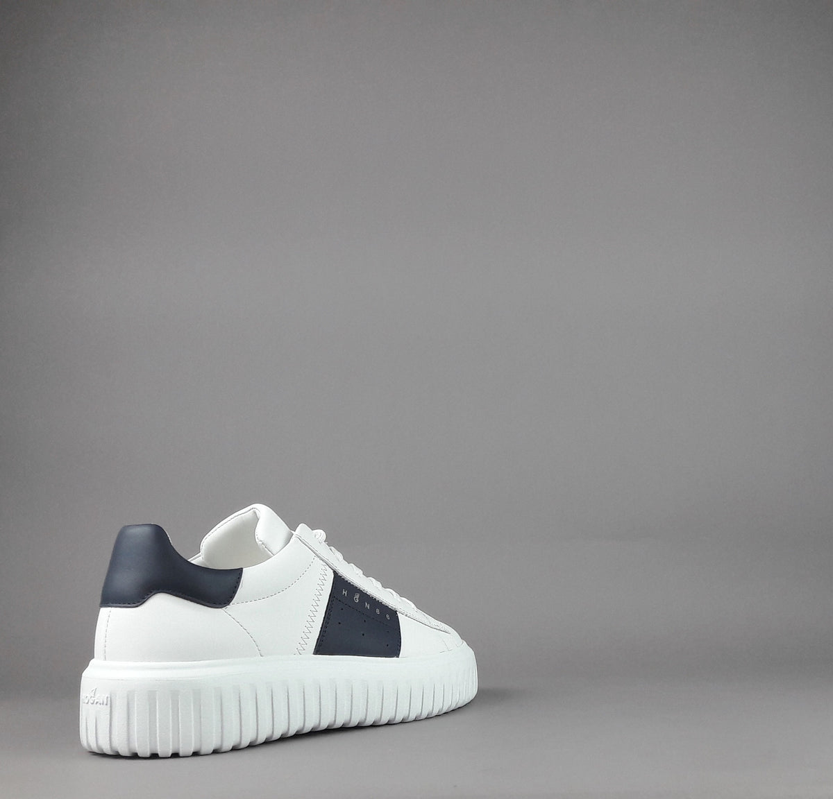 Hogan Stripes Uomo Pelle Nappa Bianco