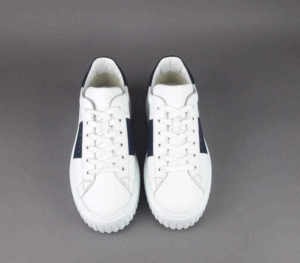 Hogan Stripes Uomo Pelle Nappa Bianco