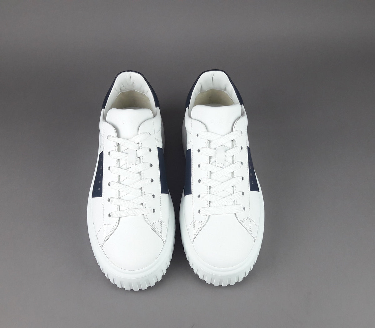 Hogan Stripes Uomo Pelle Nappa Bianco