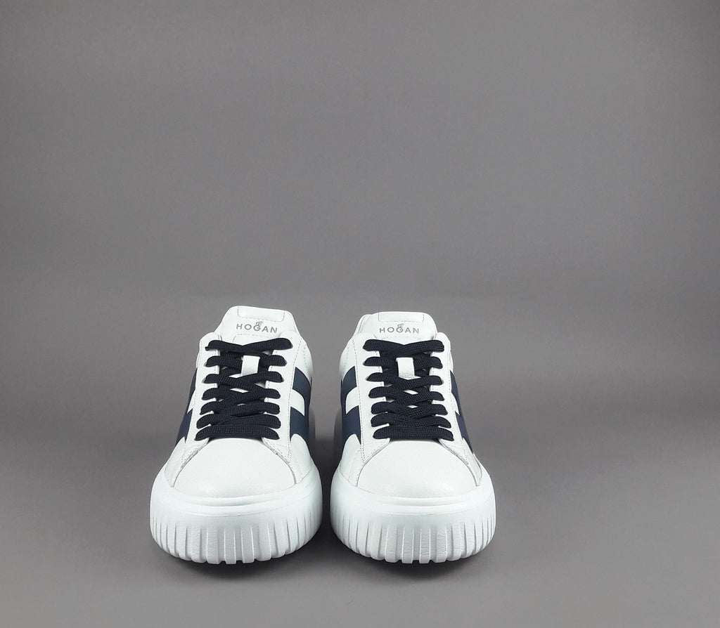 Hogan Stripes Uomo Pelle Nappa Bianco