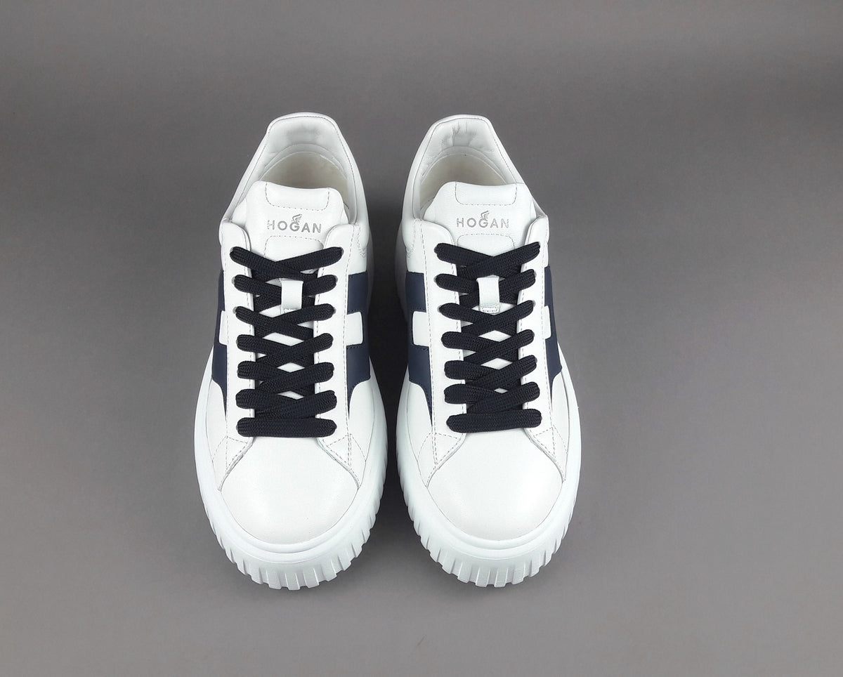 Hogan Stripes Uomo Pelle Nappa Bianco