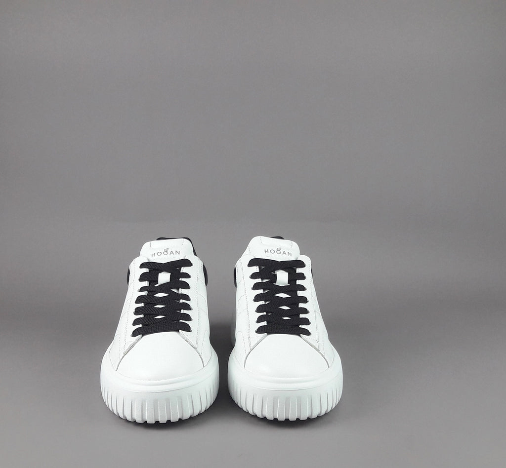 Hogan Stripes Uomo Pelle Nappa Bianco