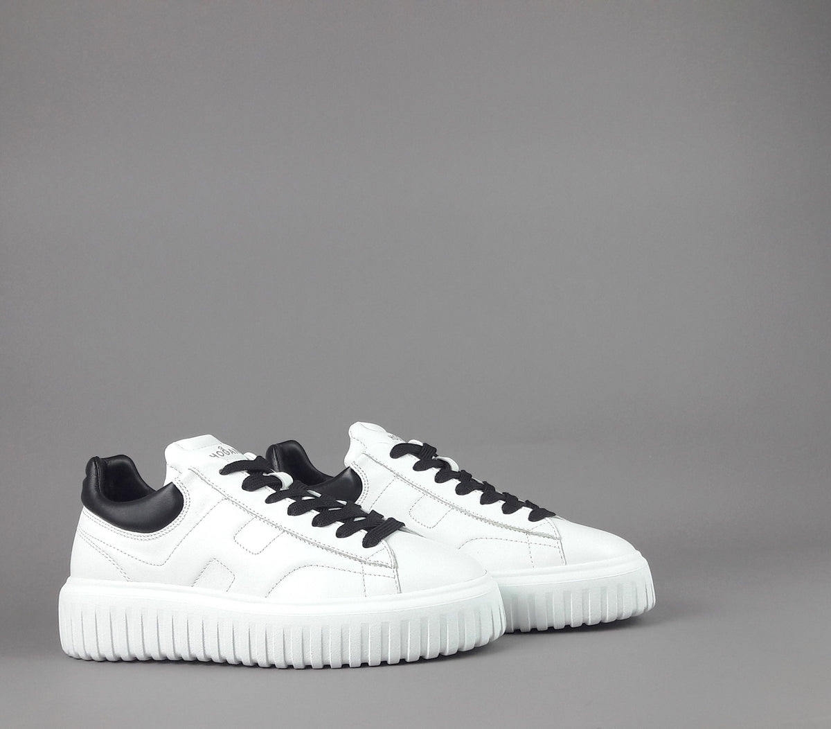 Hogan Stripes Uomo Pelle Nappa Bianco