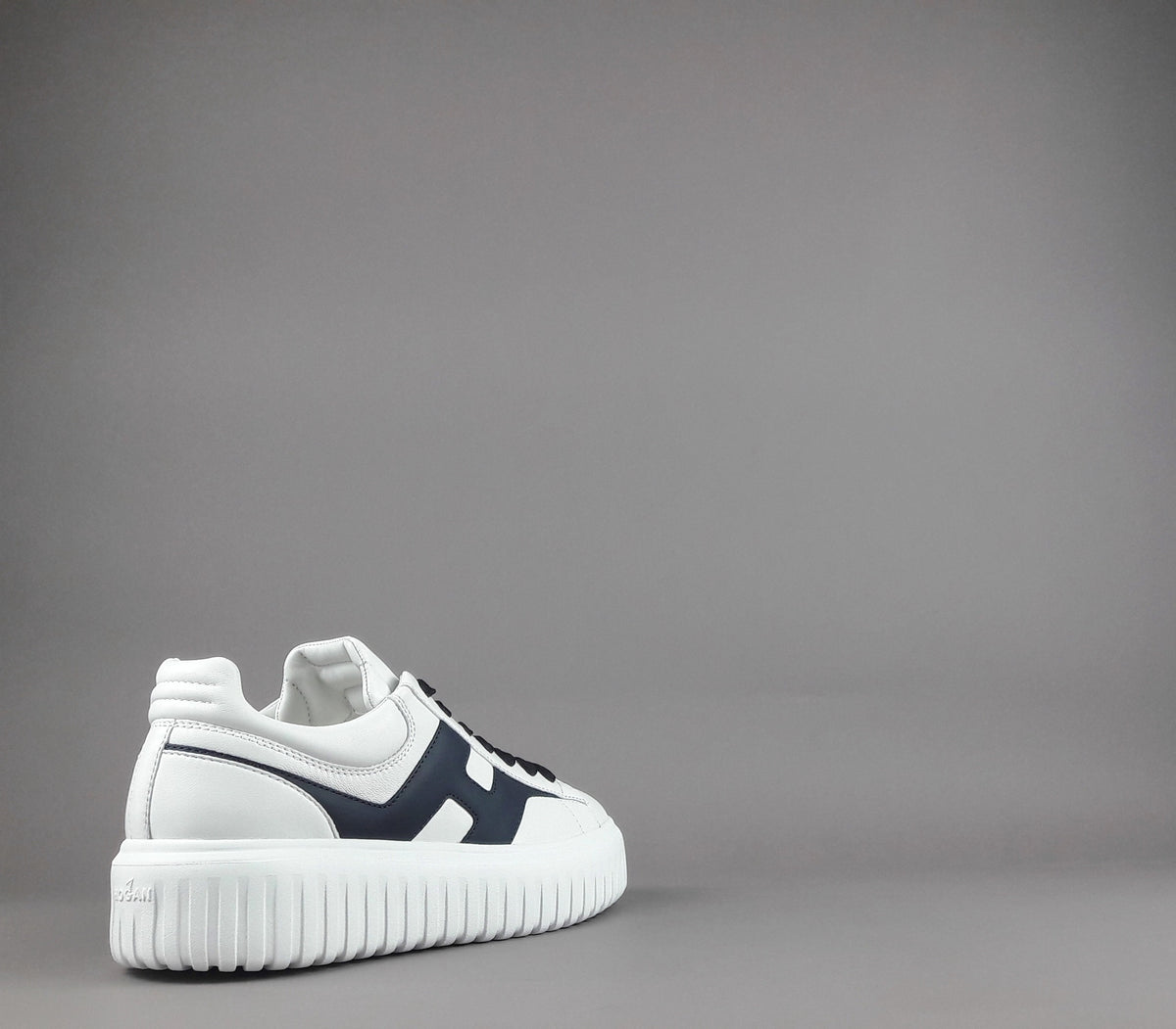 Hogan Stripes Uomo Pelle Nappa Bianco
