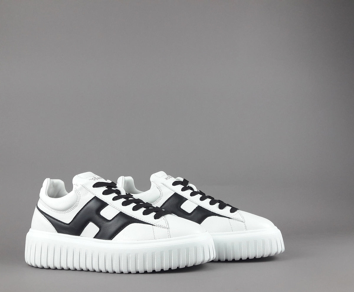 Hogan Stripes Uomo Pelle Nappa Bianco