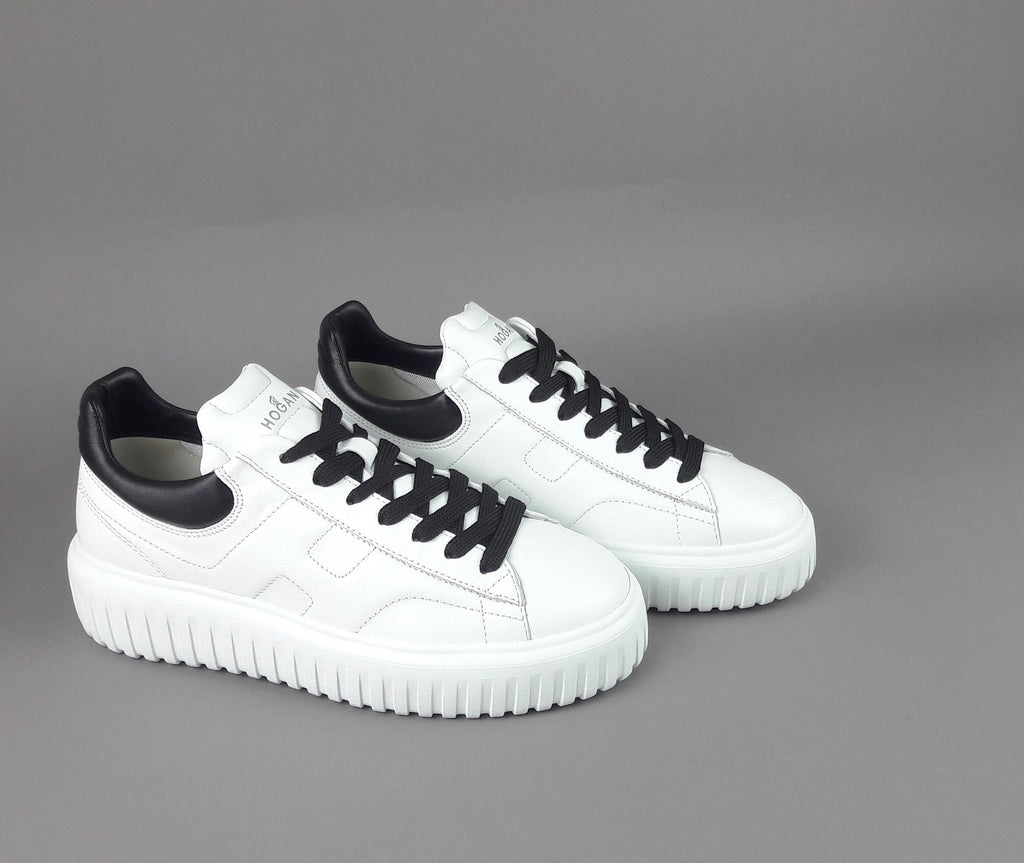 Hogan Stripes Uomo Pelle Nappa Bianco