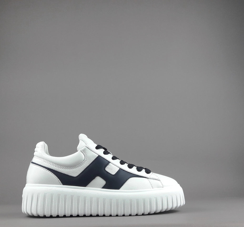 Hogan Stripes Uomo Pelle Nappa Bianco