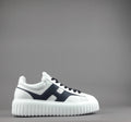 Hogan Stripes Uomo Pelle Nappa Bianco