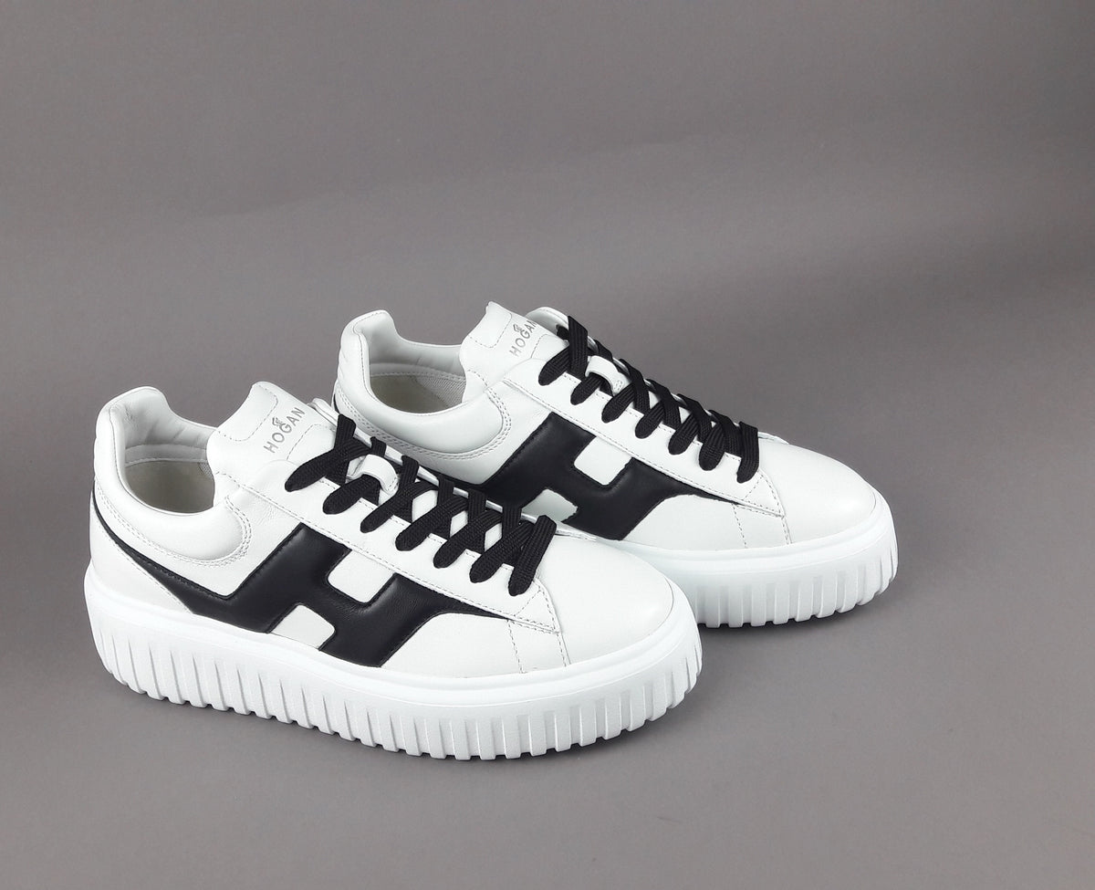 Hogan Stripes Uomo Pelle Nappa Bianco
