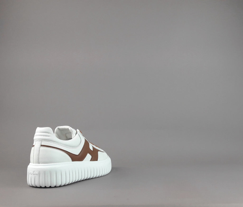 Hogan Stripes Uomo Pelle Nappa Bianco
