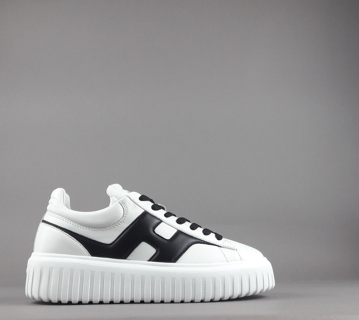 Hogan Stripes Uomo Pelle Nappa Bianco
