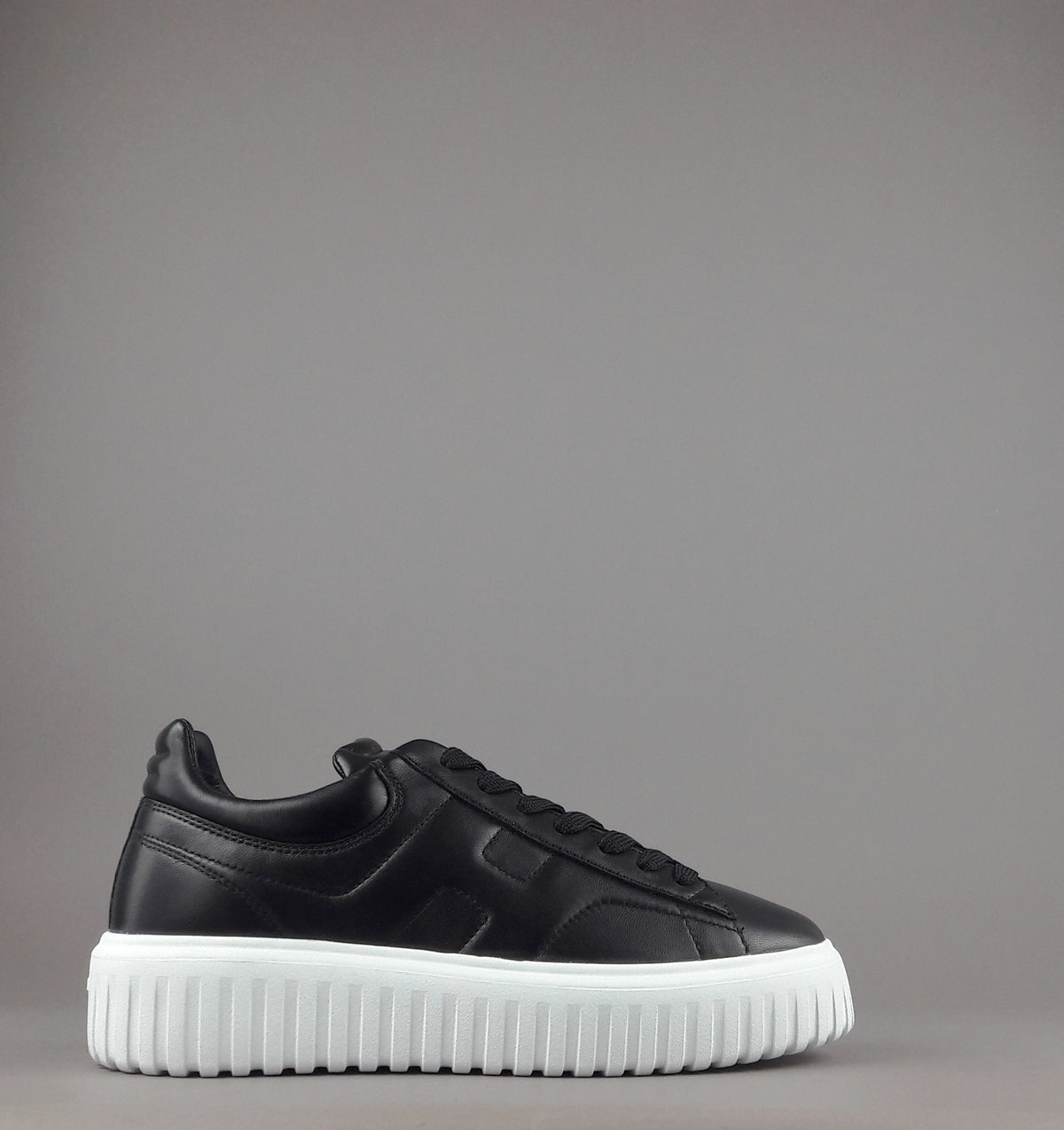Hogan Stripes Uomo Pelle Nappa Nero