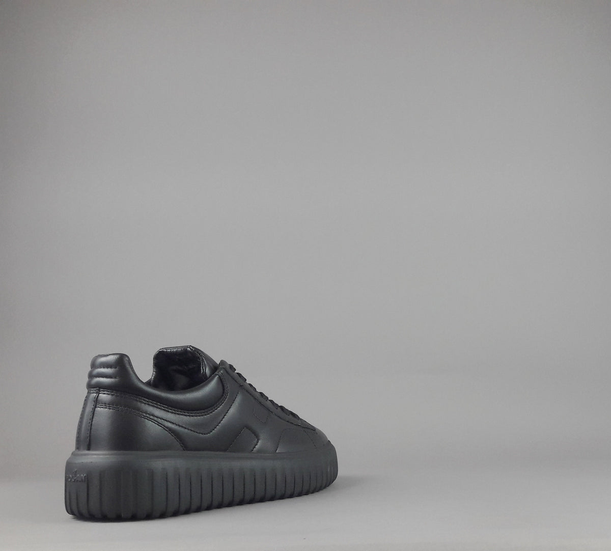 Hogan Stripes Uomo Pelle Nappa Nero