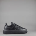 Hogan Stripes Uomo Pelle Nappa Nero