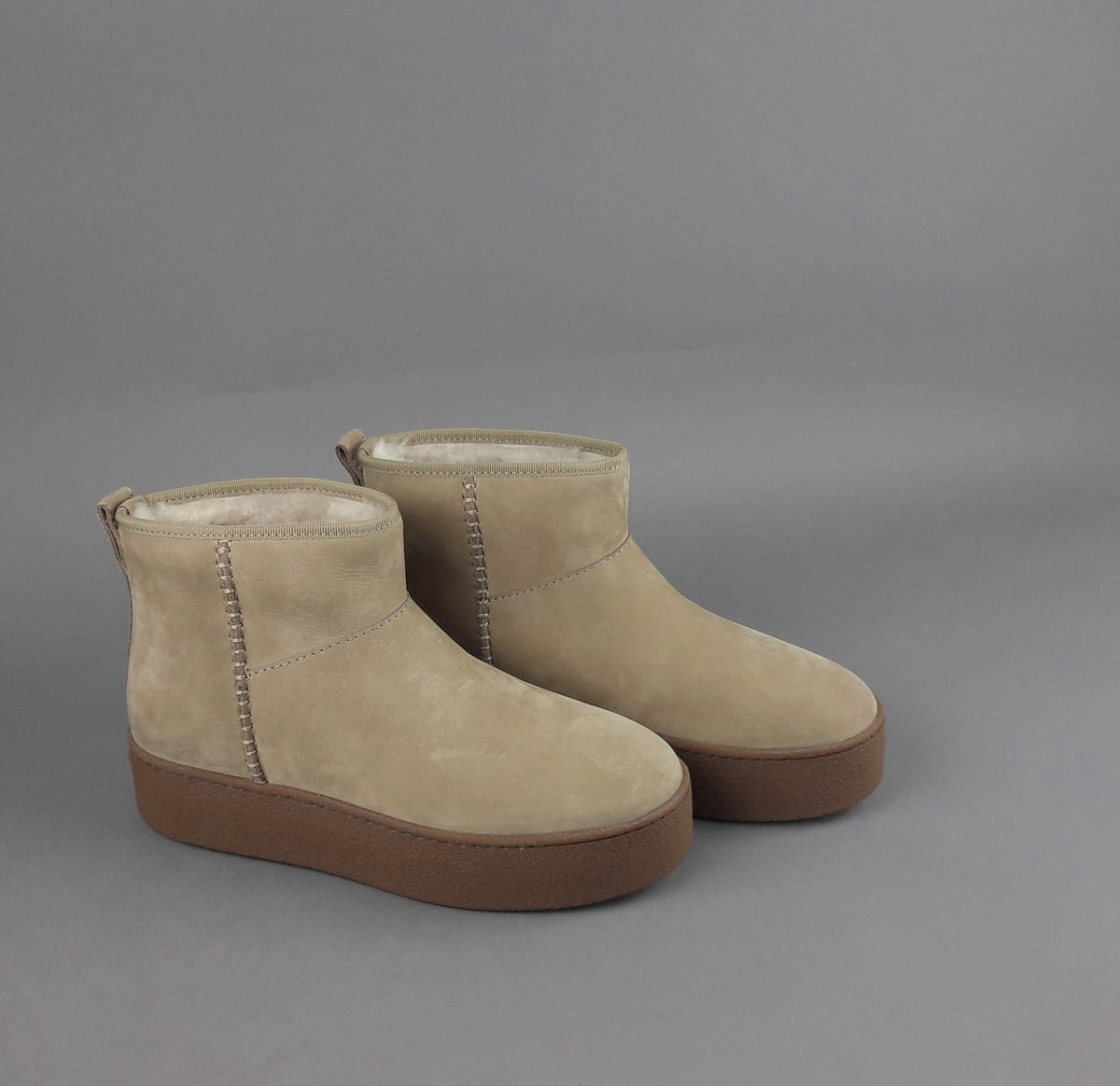 Hogan Tronchetto Donna H698 Nabuk Beige