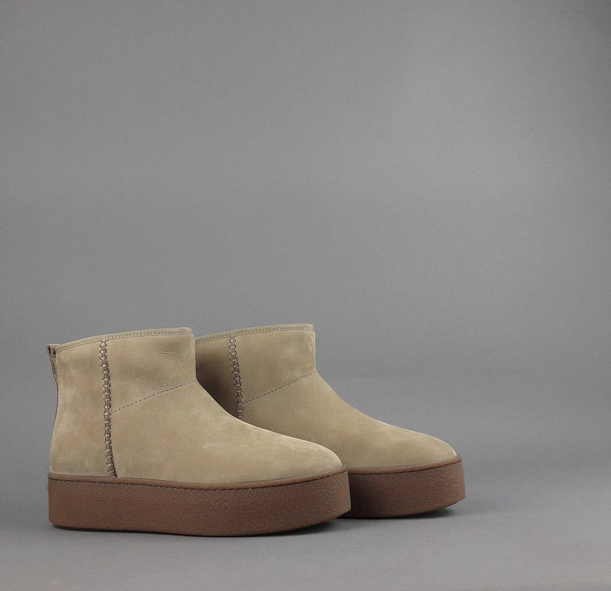 Hogan Tronchetto Donna H698 Nabuk Beige