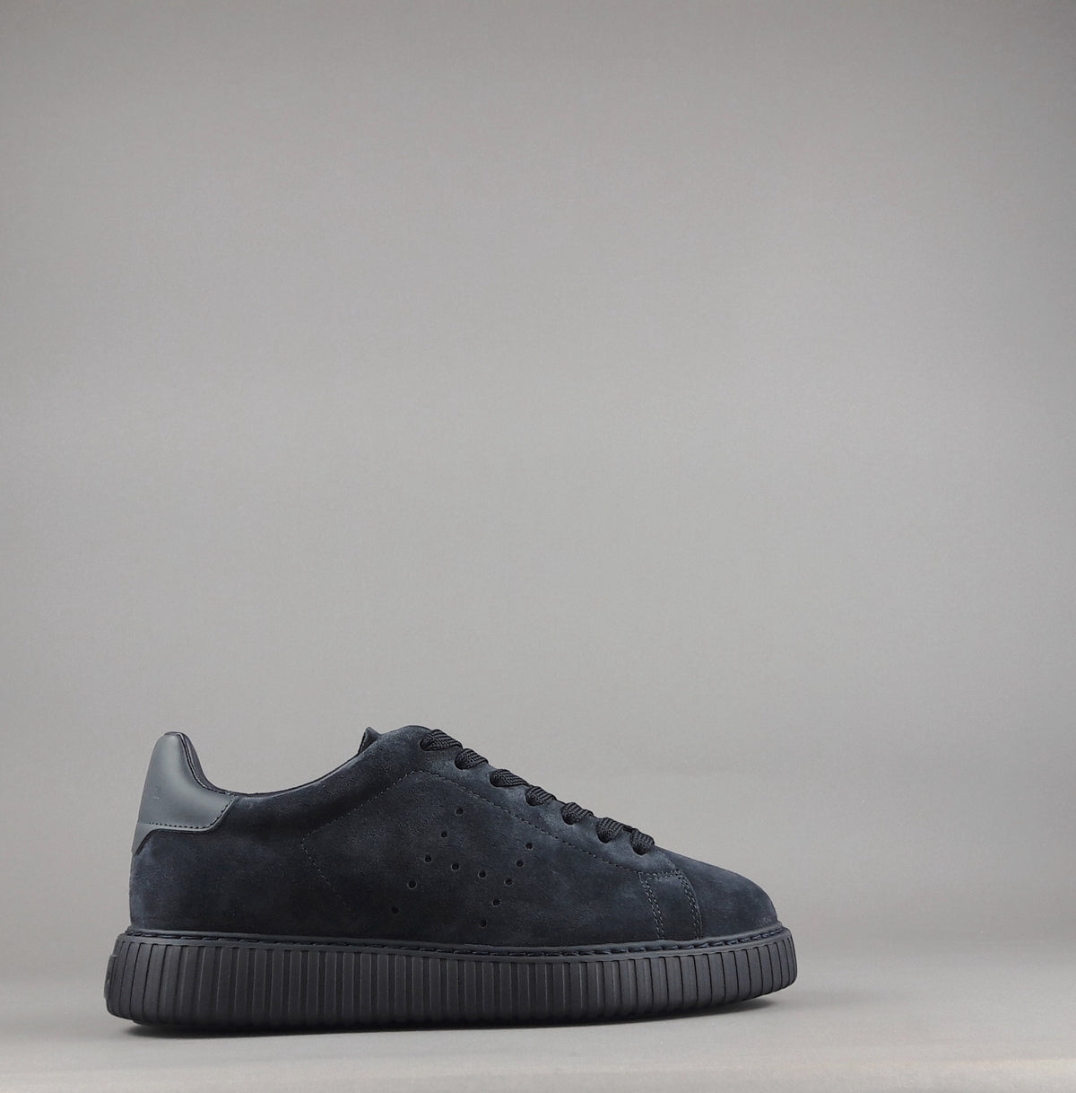 Hogan Urban Stripes Uomo Camoscio Blu Scuro
