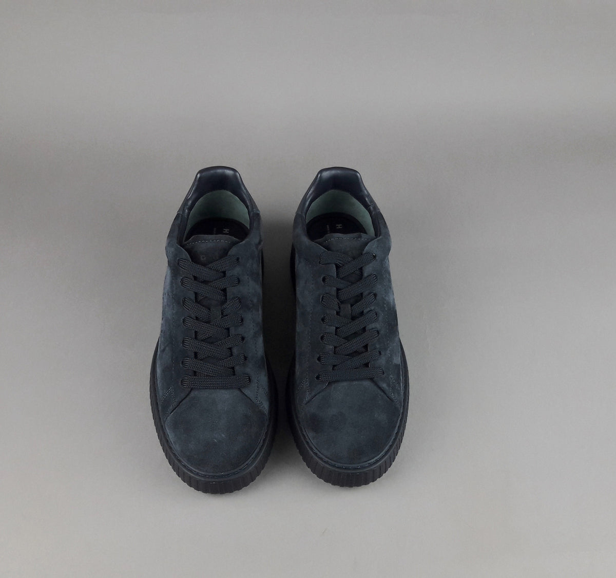 Hogan Urban Stripes Uomo Camoscio Blu Scuro