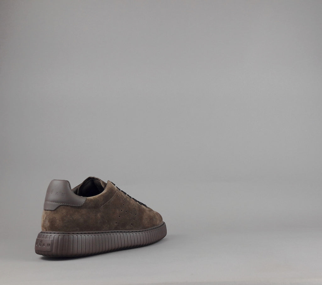 Hogan Urban Stripes Uomo Camoscio Marrone