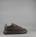Hogan Urban Stripes Uomo Camoscio Marrone