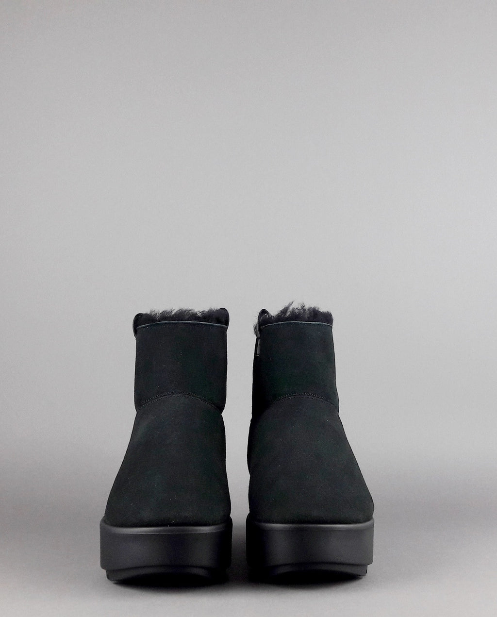 Hoor Tronchetto Donna Camoscio Montone Shearling Nero