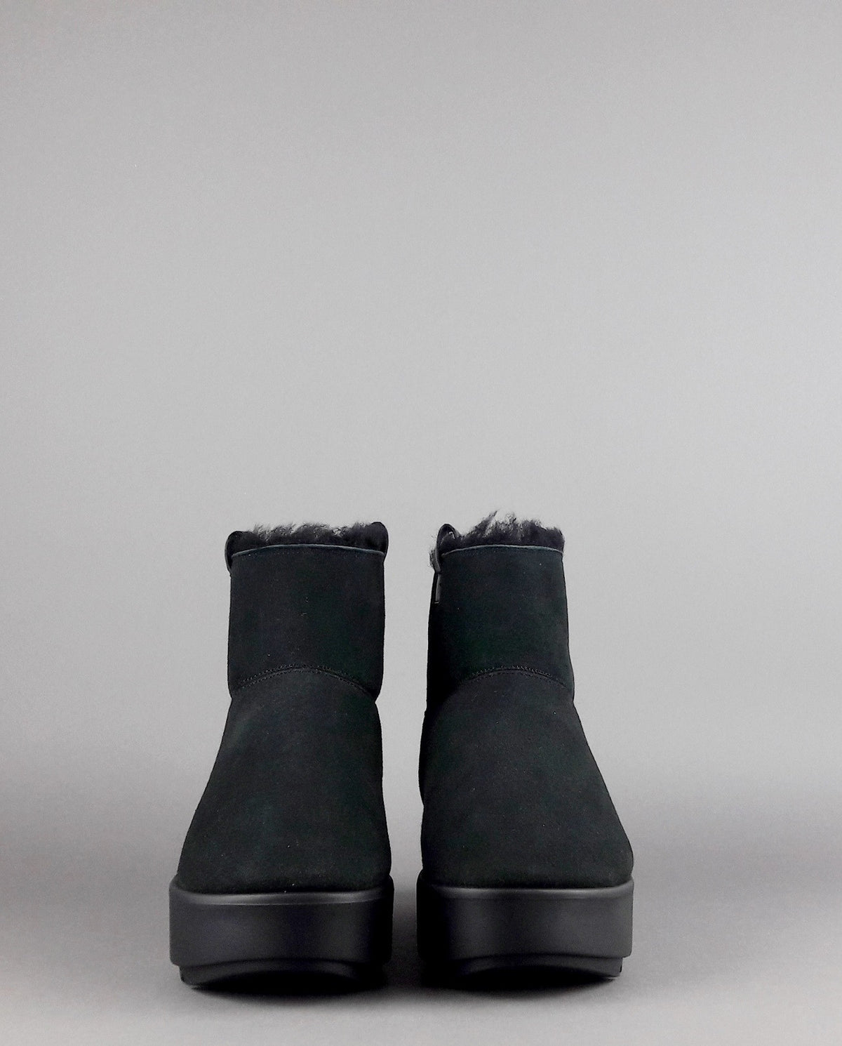 Hoor Tronchetto Donna Camoscio Montone Shearling Nero