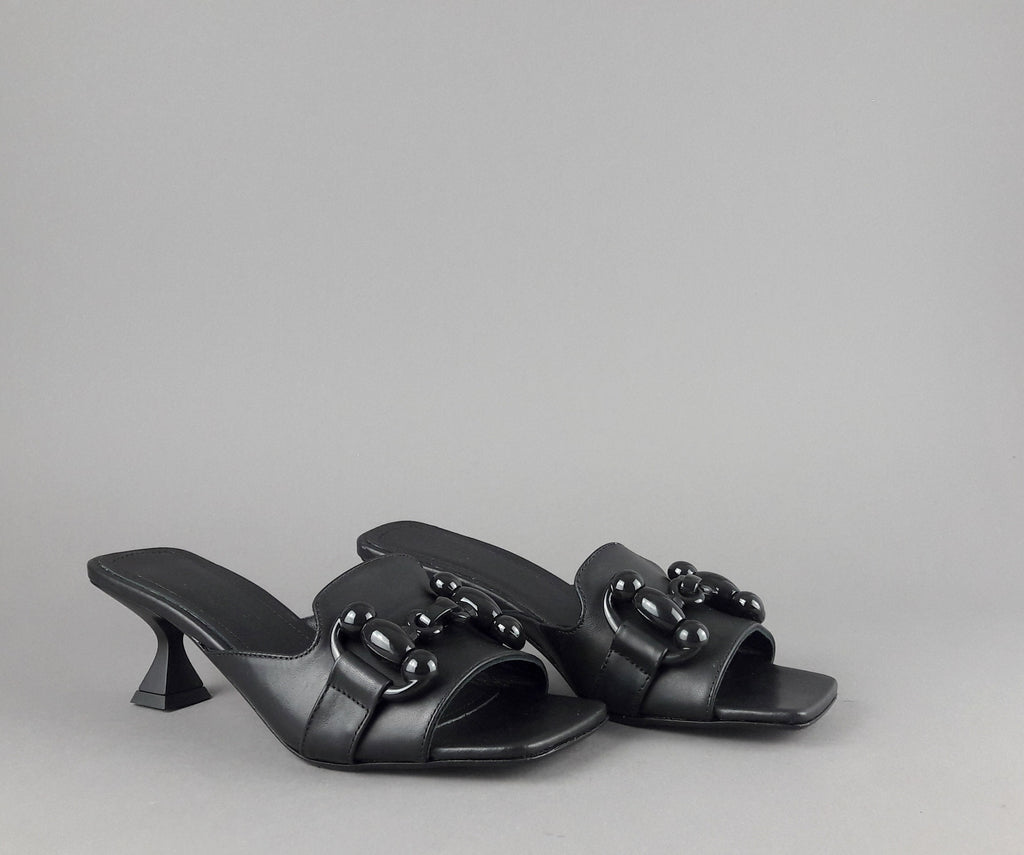 Janet & Janet Sandalo Donna Victoria Pelle Nero