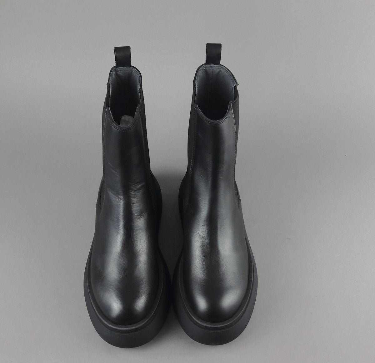 Janet & Janet Trochetto Donna Diletta Pelle Nero Elastici