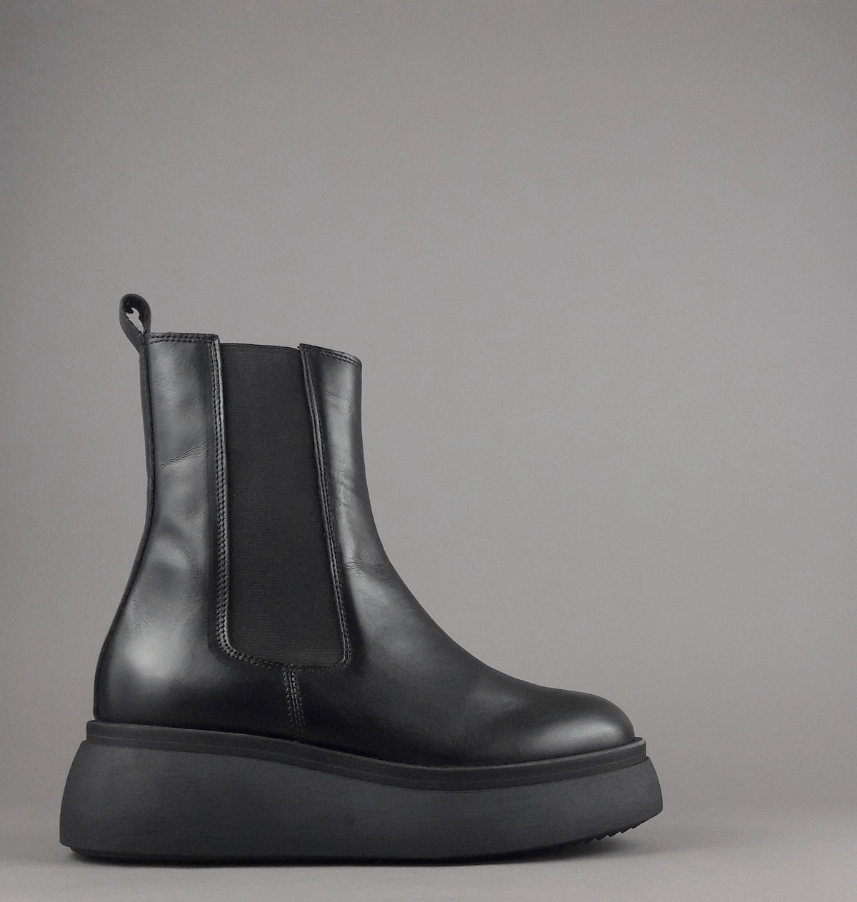 Janet & Janet Trochetto Donna Diletta Pelle Nero Elastici