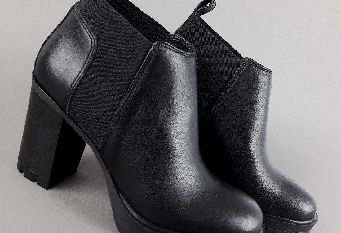 Janet Sport Stivaletto Donna Amanda Pelle Nero Elastico Laterale
