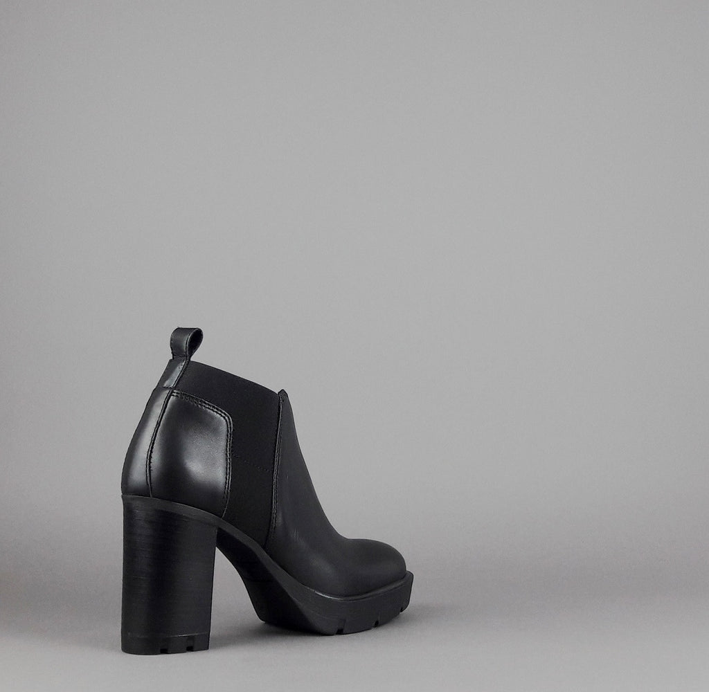 Janet Sport Stivaletto Donna Amanda Pelle Nero Elastico Laterale