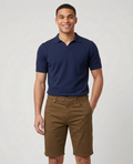 Jeckerson Bermuda Uomo Cotone Stretch Marrone